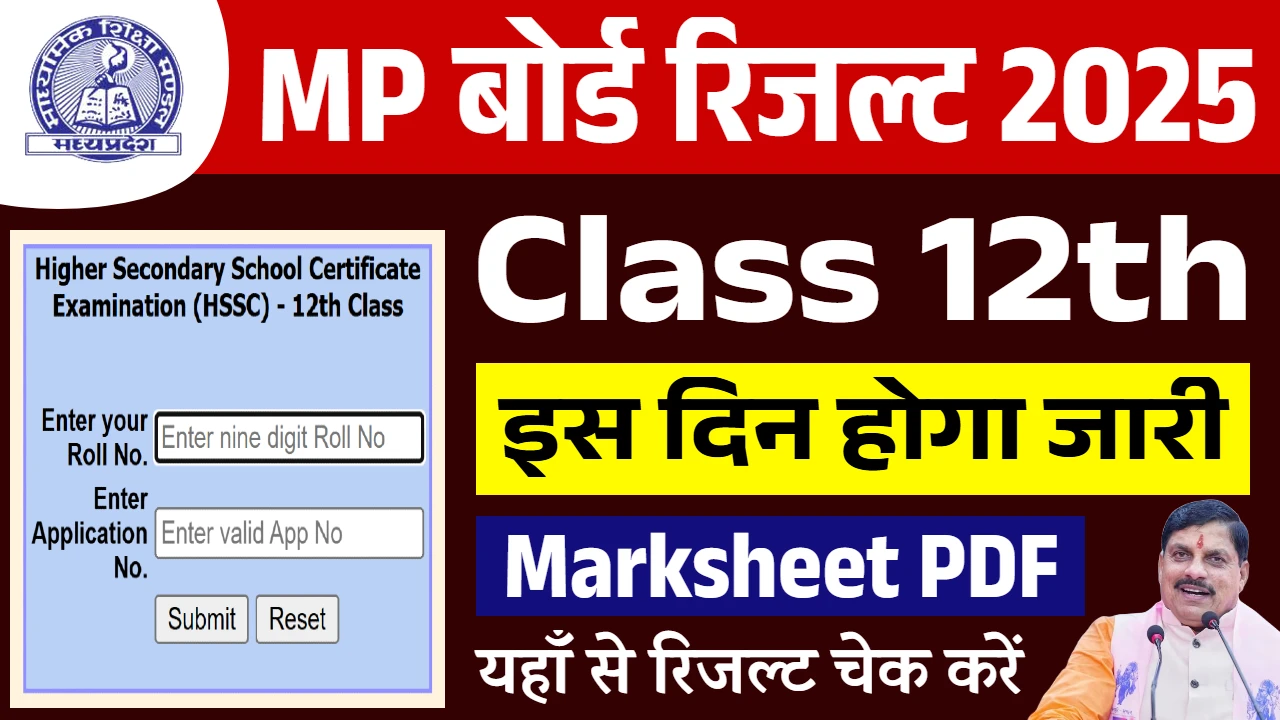 MP Board 12th Result 2025